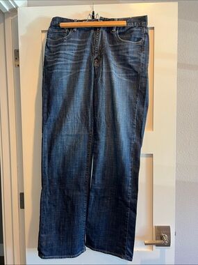 Men’s Lucky Brand Dark Blue 181 Relaxed Straight Jeans